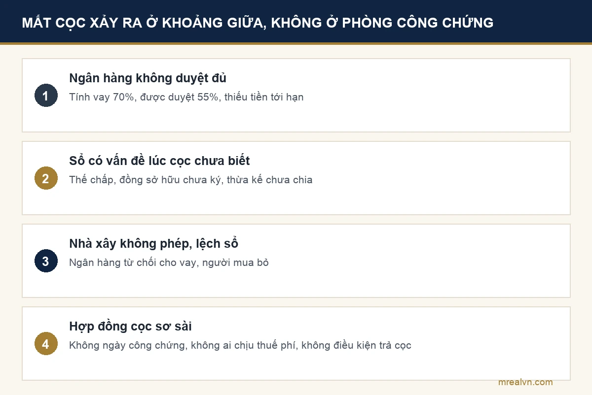 Bốn cách người mua nhà lần đầu hay mất cọc